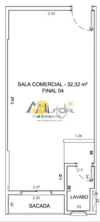 Imagem Salas comerciais prontas em localização estratégica de Santo André.