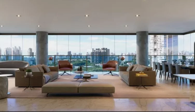 Imagem Luxuoso apartamento de 4 suítes na Vila Nova Conceição, São Paulo-SP: 4 quartos, 4 salas, 6 banheiros, 4 vagas, 358m².