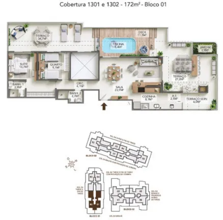 Imagem Cobertura com 3 Quartos à Venda, 192 m² em Santa Rosa - Niterói