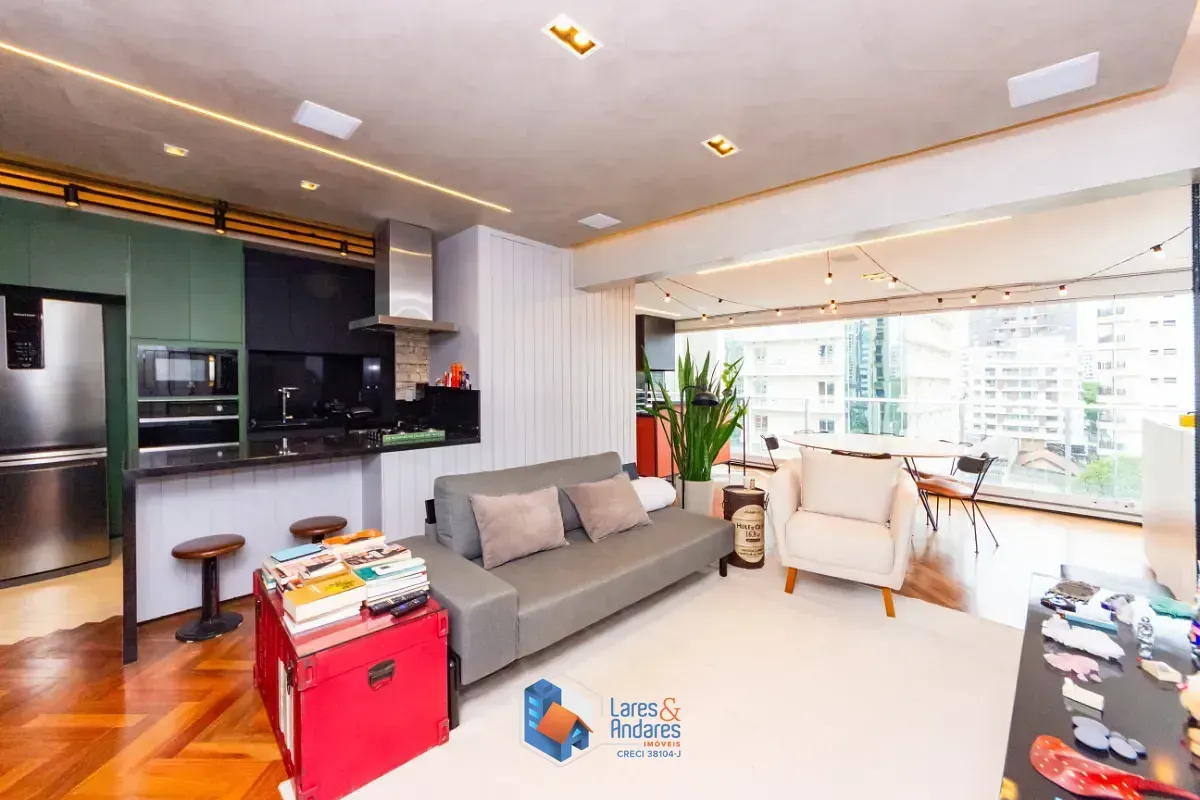 Imagem Apartamento para venda em Indianópolis com 2 quartos, sendo 2 suítes, 95m²