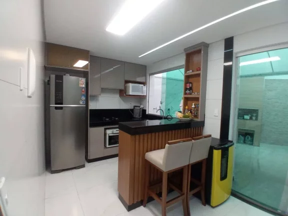 Imagem Casa geminada, 2 quartos, sendo 2 suítes - Jardim Atlântico