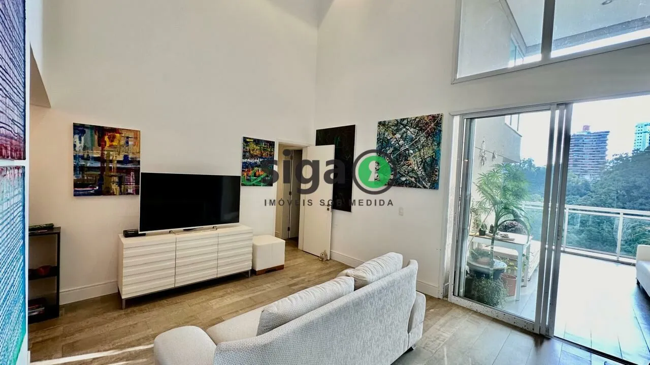 Imagem Apartamento à venda com pé direito duplo, 3 quartos e 148m2 no Panamby