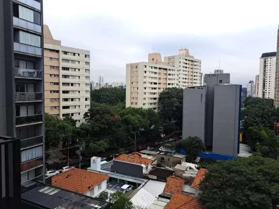 Imagem Studio de 27m², 1 dorm, vista livre 8º andar, 3 minutos da CPTM e 4 minutos do Shopping Vila Olímpia