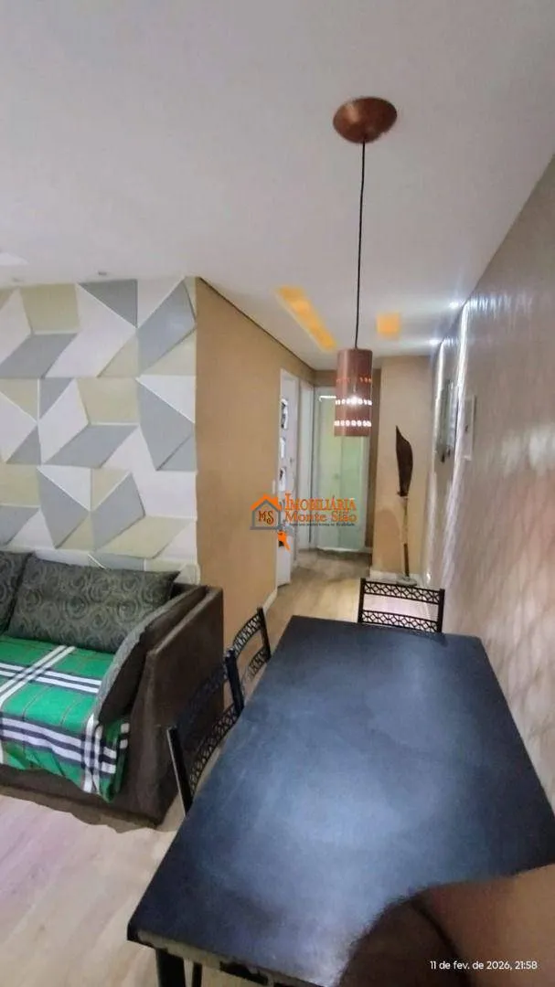 Imagem Apartamento com 2 dormitórios à venda, 52 m² por R$ 285.000,00 - Jardim Oliveira - Guarulhos/SP