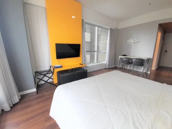 Imagem Flat disponível para venda no Wyndham Garden Convention Nortel, com 32m², 1 dormitório e 1 vaga