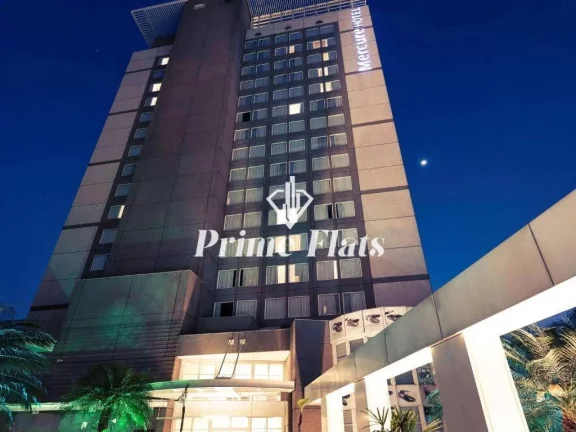 Imagem Flat disponível para venda no Mercure Campinas, com 26m², 1 dormitório e 1 vaga