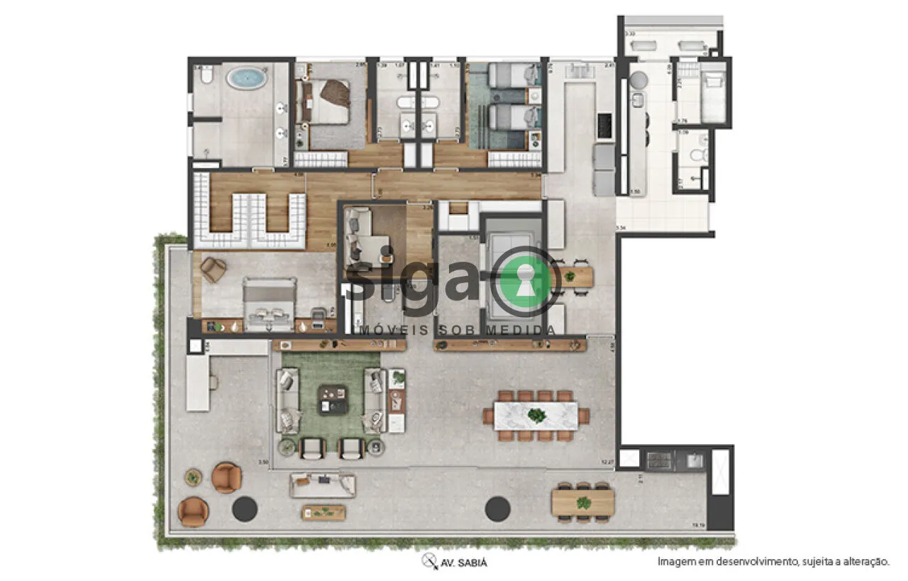 Imagem APARTAMENTO DE ALTO PADRÃO À VENDA EM MOEMA | 317m² | 3 SUÍTES | VARANDA GOURMET | ENTREGA MAIO/2027