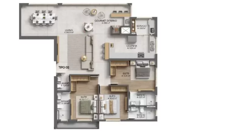 Imagem Fifty Six - Apartamento à venda no bairro Meia Praia - Itapema/SC