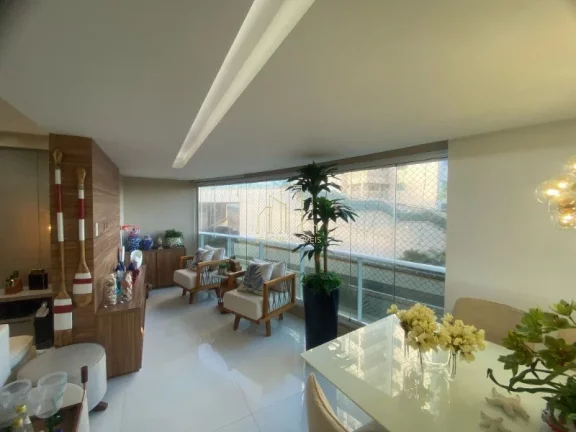Imagem Apartamento alto padrão três suítes e varanda gourmet vista mar a venda no Hemisphere em Pituaçu