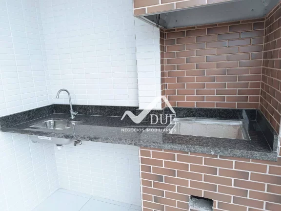 Imagem Apartamento Duplex com 3 dormitórios à venda, 131 m² por R$ 989.000,00 - Vila Matias - Santos/SP
