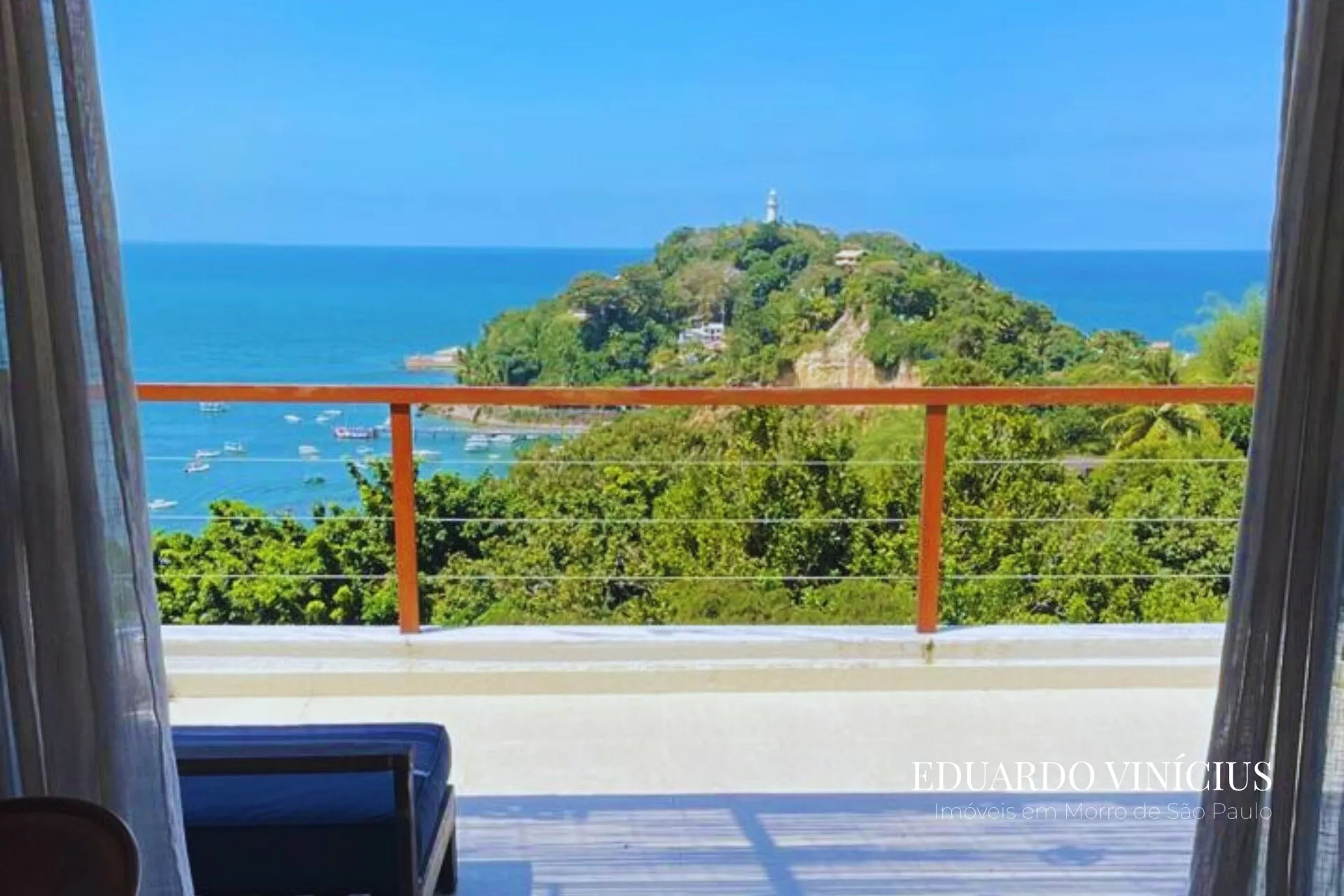 Imagem Sítio Cajila - Apartamento de Alto Padrão com Vista Mar À Venda em Morro de São Paulo