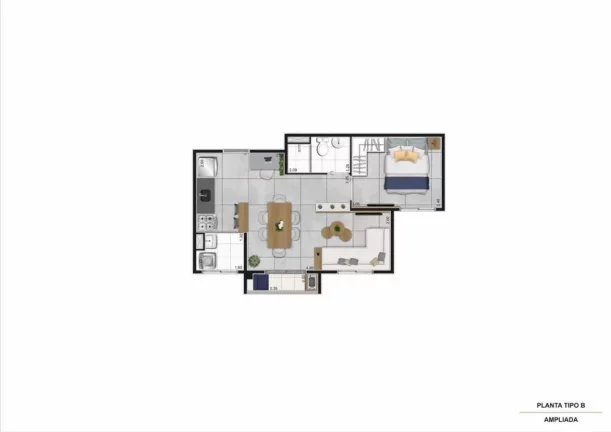Imagem GRAN KAZZAS BOTANIC - KAZZAS - Apartamento de 41m², ao lado Zoológico de São Paulo!