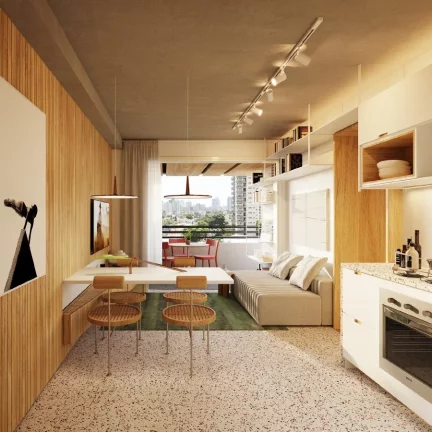 Imagem Apartamento à venda em São Paulo, Pinheiros, com 1 quarto, 41,66m2