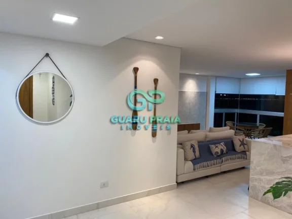 Imagem 3 dormitórios sendo 1 suíte, 3 banheiros, cozinha integrada com sala ampla, para 2 ambientes com sacada, finamente mobiliado.