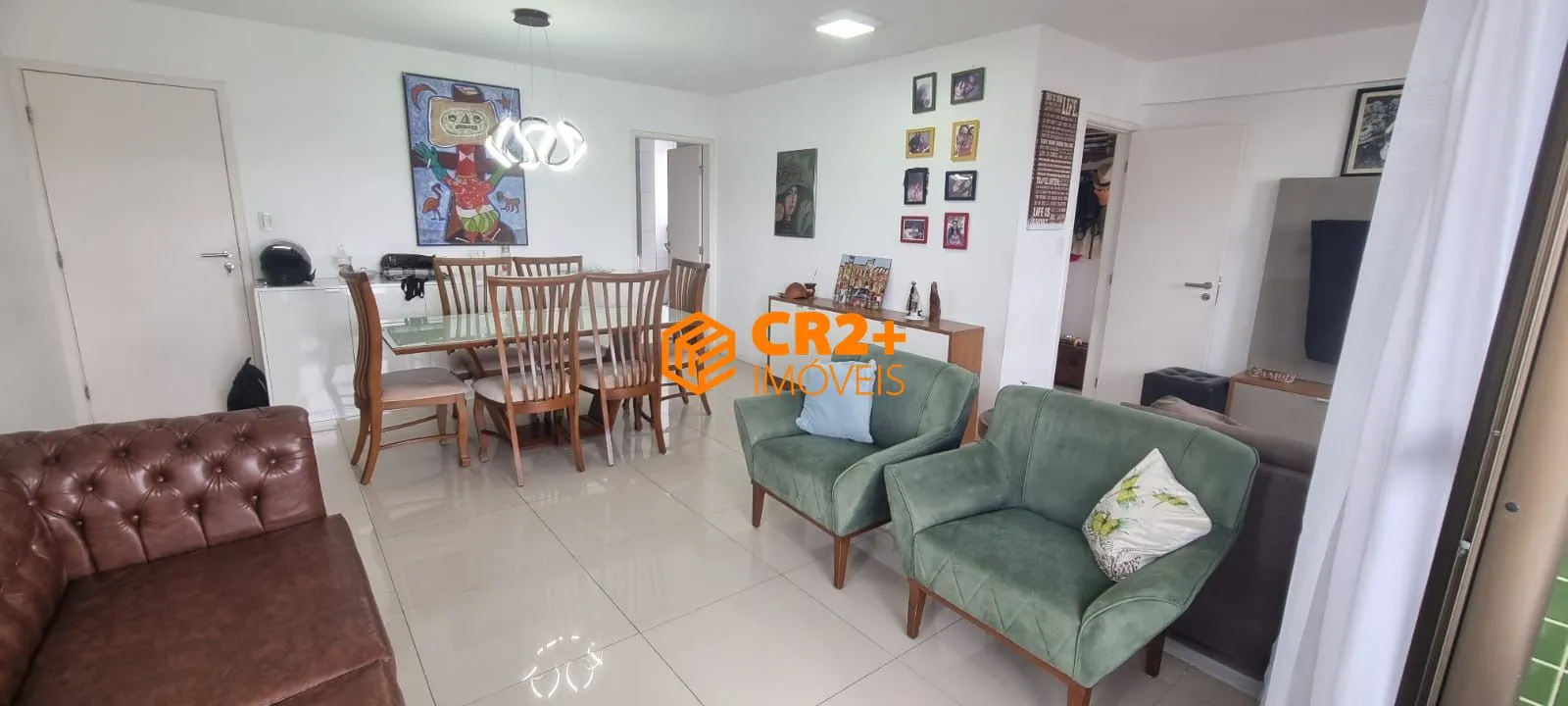 Imagem Vendo apartamento MOBILIADO lindo com 3 quartos em Setúbal/ Boa Viagem