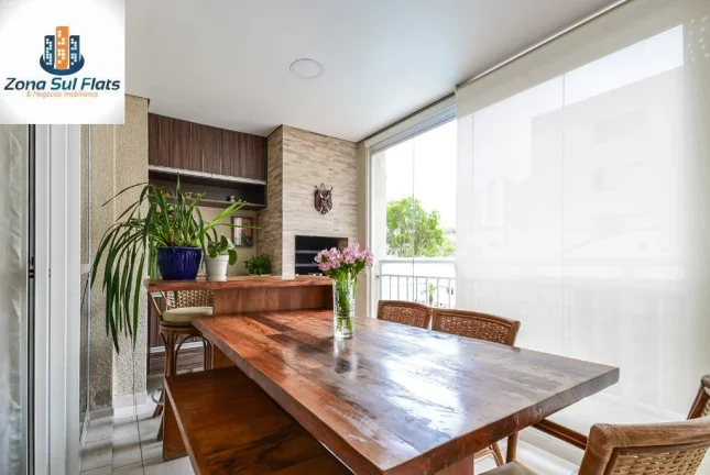 Imagem Apartamento à Venda No Alto da Boa Vista Com 3 Dormitórios e 2 Vagas - Varanda Gourmet