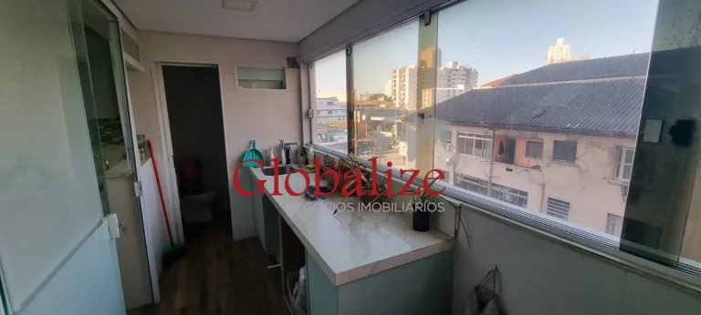 Imagem Apartamento de 3 Quartos com Suíte e Vaga na Vila Mathias, Santos-SP por R$742.000,00