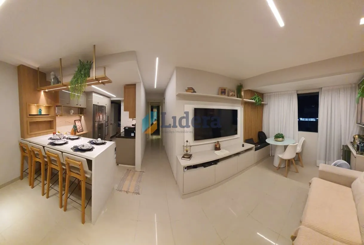 Imagem Apto totalmente mobiliado - 75m² - 2 quartos - em Intermares, Cabedelo/PB