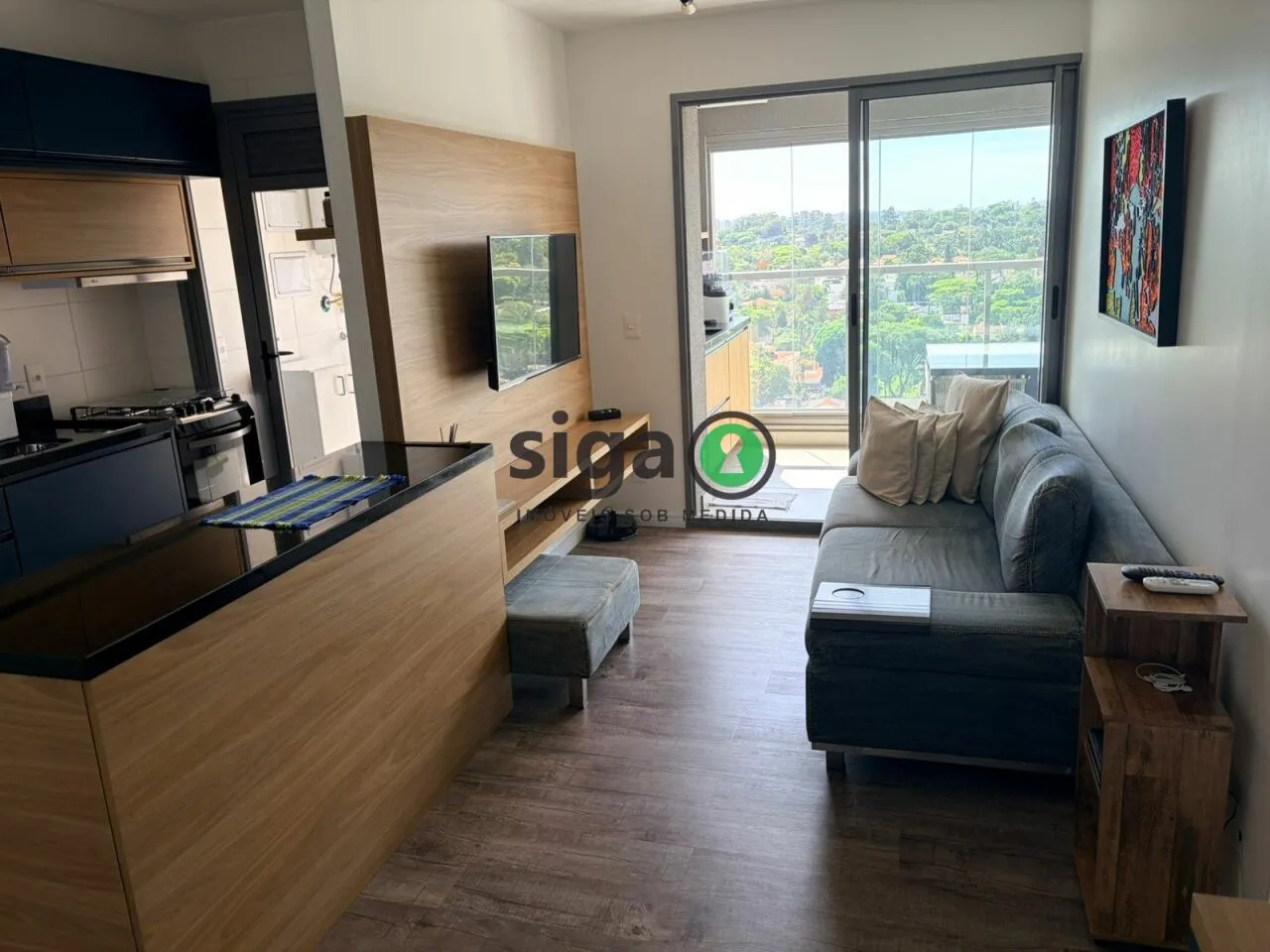 Foto do imóvel Apartamento mobiliado para venda no Alto da Boa Vista, São Paulo - SP
