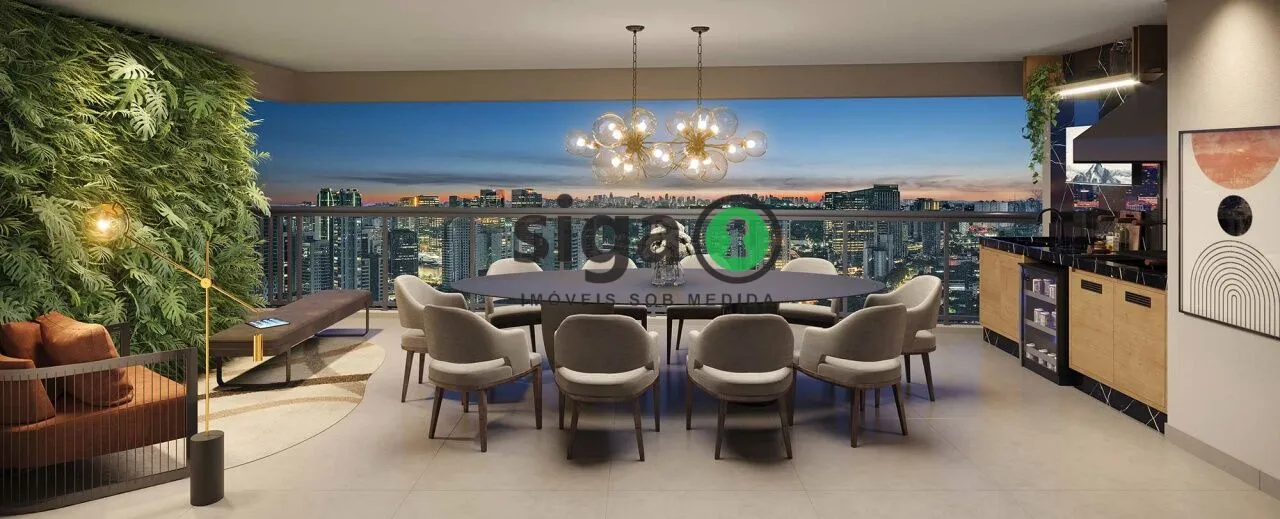 Foto do imóvel Apartamento de 107m² com 3 vagas no Brooklin com Lazer de Clube e a 200 metros do Metrô