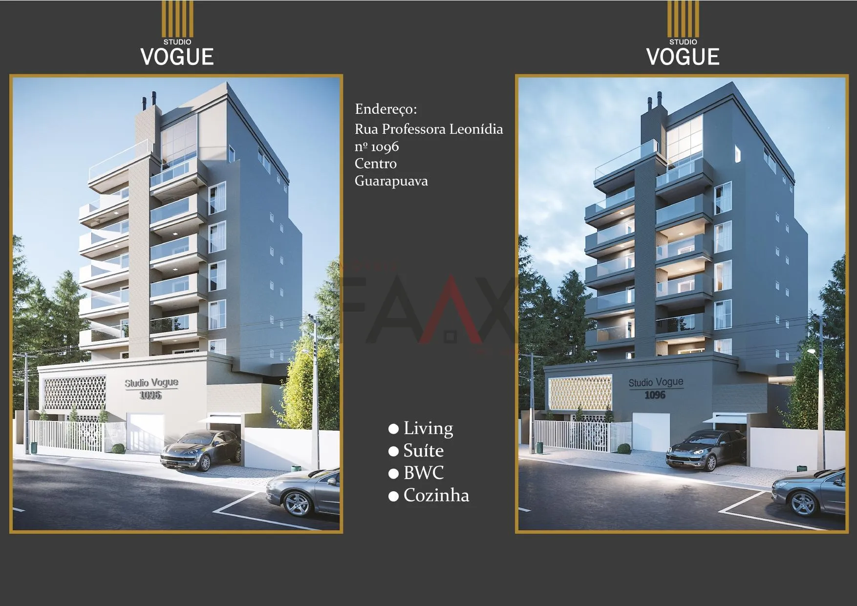 Foto do imóvel Excelente Studio em construção no Centro da cidade, Guarapuava - PR