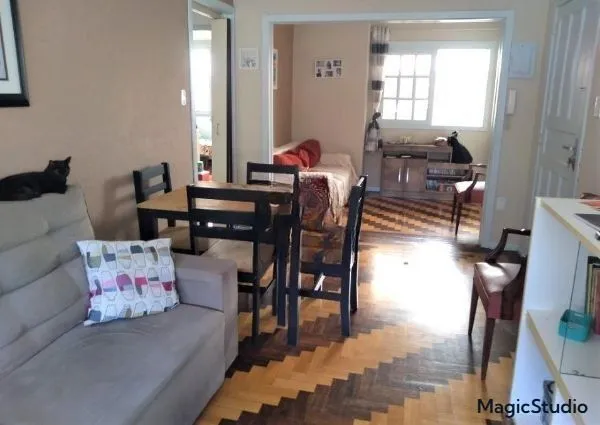 Imagem Apartamento 02 dormitórios, de frente Menino Deus
