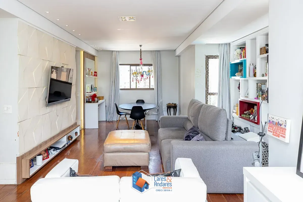 Imagem Apartamento para venda em Campo Belo com 3 quartos, sendo 1 suíte, 187m²