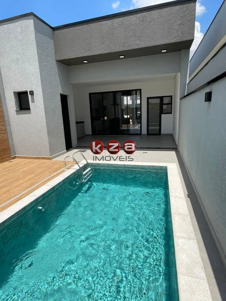 Imagem Casa de luxo à venda em Paulínia-SP, Condomínio Residencial Royal Garden: 3 quartos, 3 suítes, 2 salas, 4 vagas de garagem, 186m².