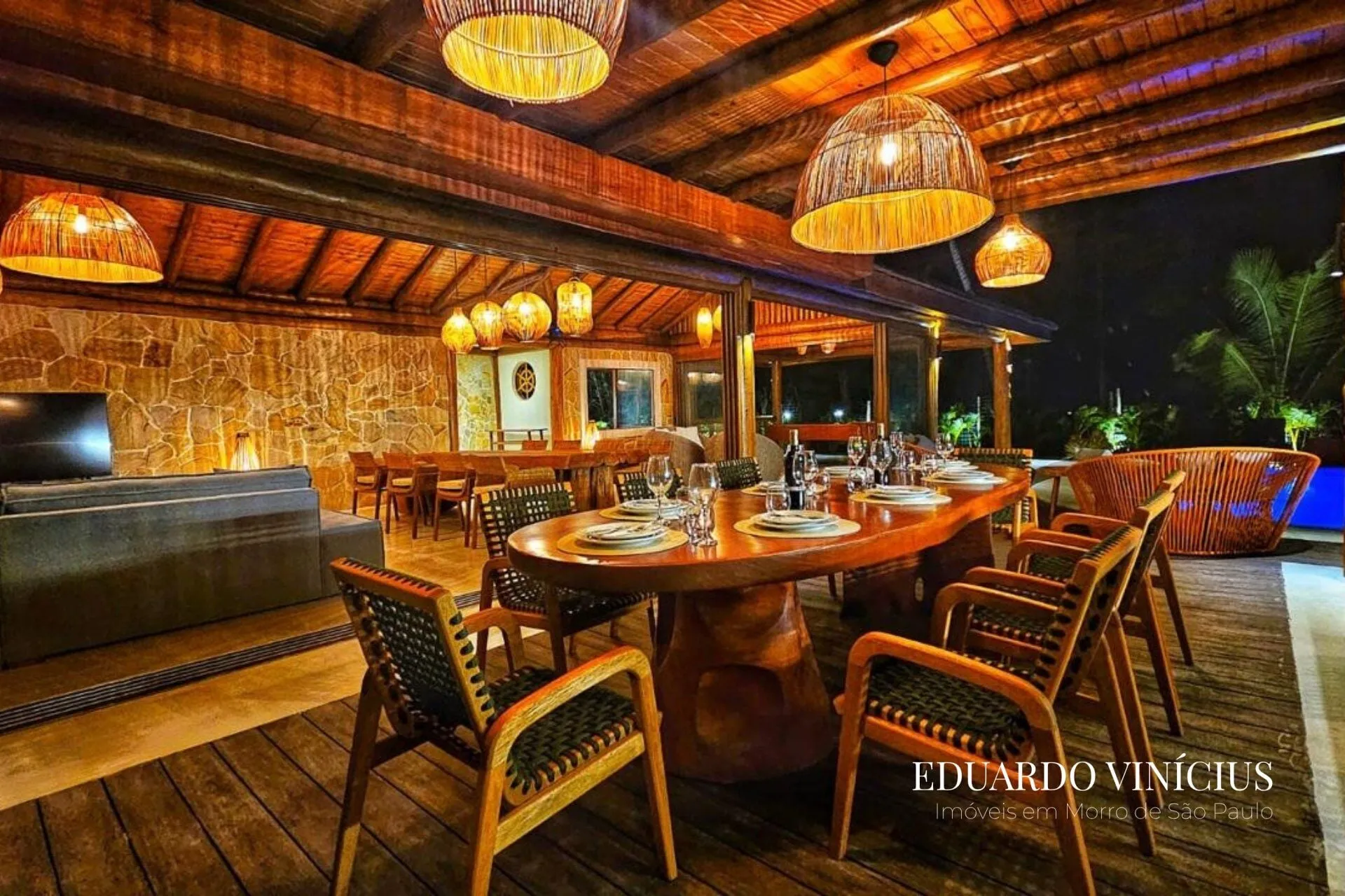 Imagem Dolce Vita Praia - Casa Luxuosa com 5 Suítes e 600m² À Venda na Quarta Praia do Morro de São Paulo