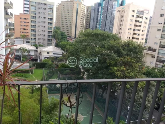 Imagem Ótimo apartamento em Moema ?Moema Índios - Área: 168,00m² - Living com amplo terraço - Sala de ...