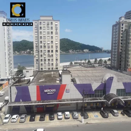 Imagem Apartamento com Vista Mar a venda no Gonzaguinha em São Vicente Só 310 mil