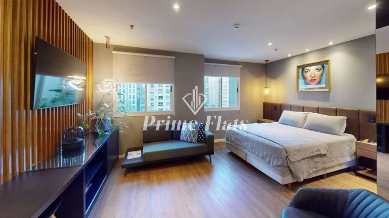 Imagem Flat disponível para venda no Wyndham São Paulo Paulista, com 27m², 1 dormitórios e 1 vaga