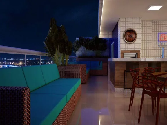Imagem Apartamento com 3 dorms, Aviação, Praia Grande - R$ 755 mil, Cod: 376