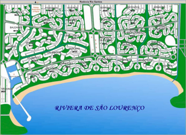 Terreno à Venda, 553 m² em Riviera - Bertioga