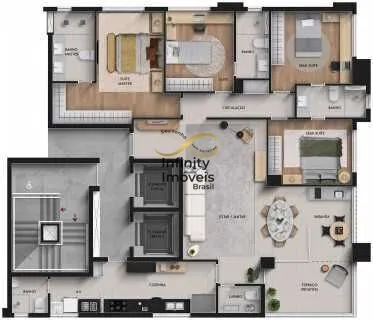 Imagem Turmalina - Apartamento Alto Padrão em Savassi, Belo Horizonte/MG