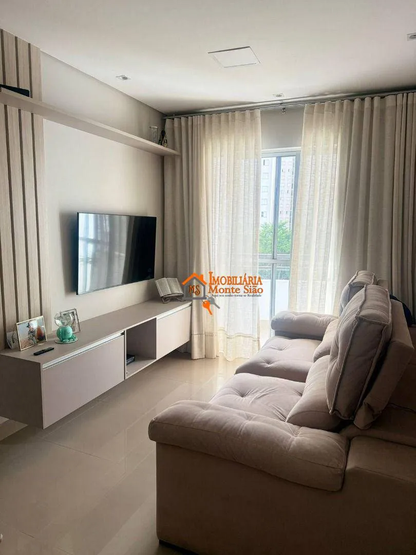 Imagem Apartamento com 2 dormitórios à venda, 62 m² por R$ 395.000,00 - Cocaia - Guarulhos/SP