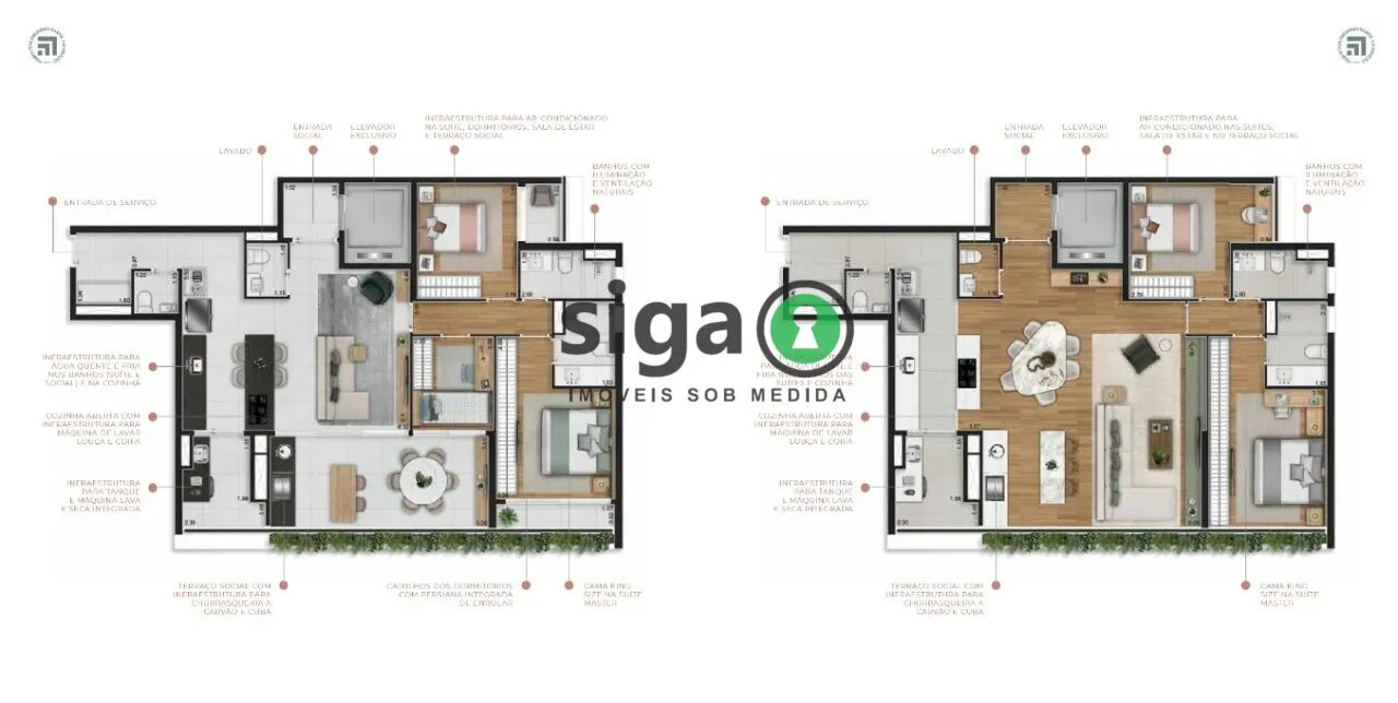 Imagem Apartamento para venda no Alto de Pinheiros, São Paulo - SP