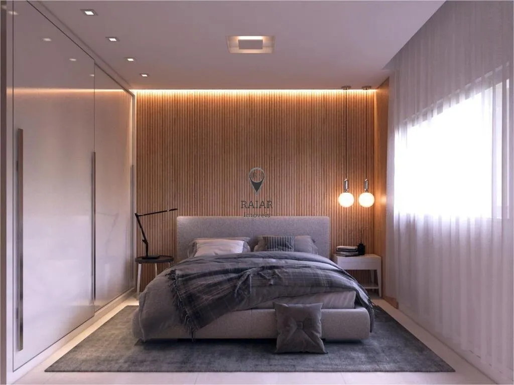 Imagem Serão 34 apartamentos de alto padrão, com quatro suítes cada e área de lazer completa. No térre...