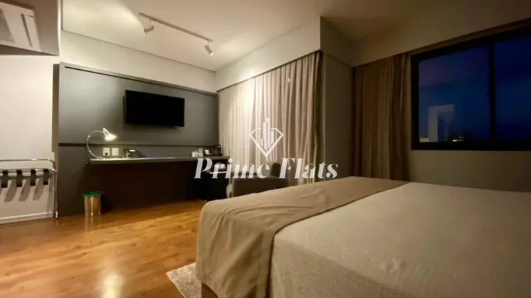 Imagem Flat disponível para venda no Hotel Slaviero Essential Moema, com 26m², 1 dormitório e 1 vaga