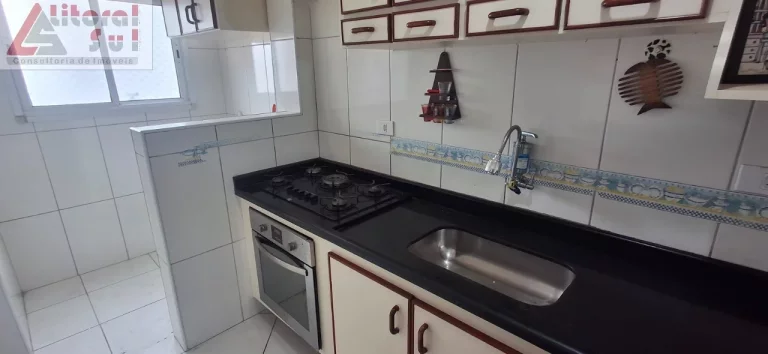 Imagem Imperdível oportunidade de compra em condomínio de luxo em Praia Grande-SP: 2 quartos, 1 suíte, 1 sala, 2 banheiros, 1 vaga de garagem, 70m².