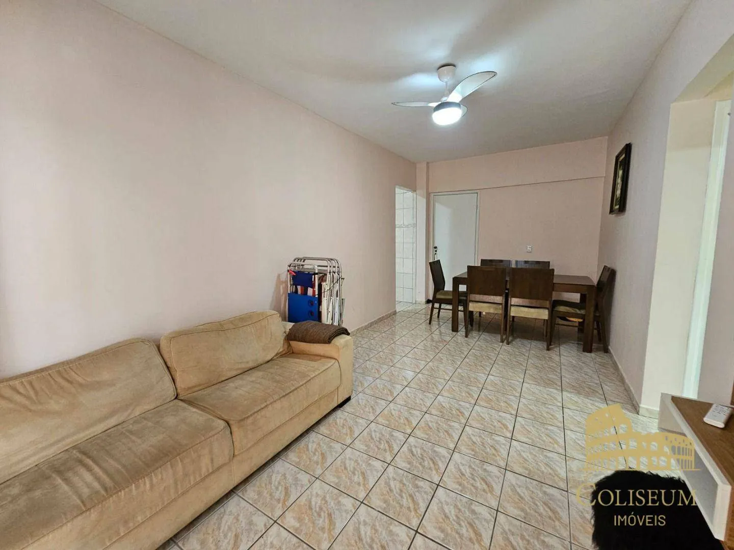 Imagem Apartamento com 2 dormitórios para alugar, 90 m² por R$ 3.350,00/mês - Vila Assunção - Praia Grande/SP