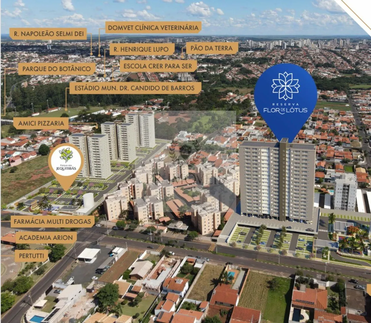 Foto do imóvel Apartamento à venda no Jardim Botânico, Araraquara-SP: 2 quartos, 1 suíte, 2 salas, 1 vaga, 57,20 m²!