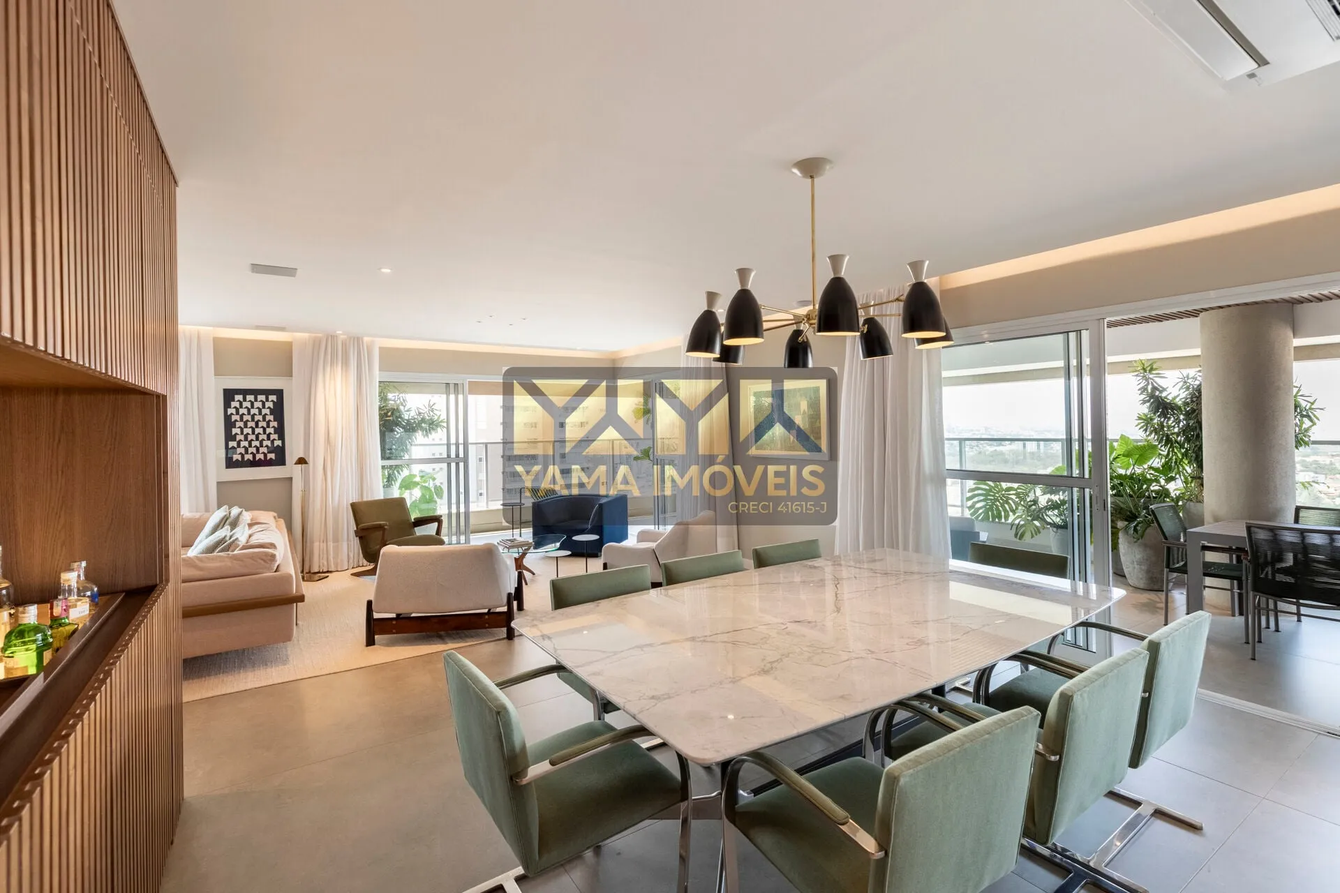 Imagem Marquises Park Residence - Apartamento de Luxo Mobiliado no Marquises Park Residence 292,88 m²- Jardim Botânico