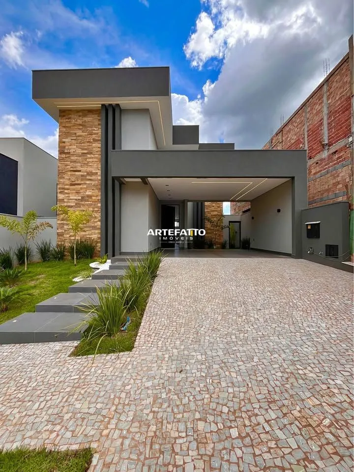 Imagem Casa de condomínio, no Veredas, em Franca, com 4 suítes.