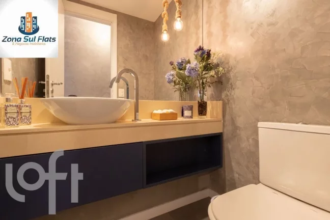 Imagem Apartamento Mobiliado à Venda No Alto da Boa Vista Com 2 Suítes e 2 vagas - Varanda Gourmet