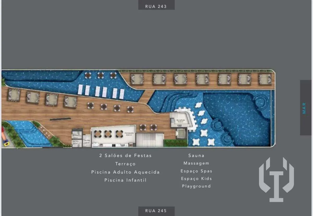 Imagem Apartamento Quadra Mar 4 Suítes com Lazer Completo em Meia Praia Itapema