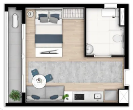 Imagem Studio com 1 Quarto à Venda, 26 m² em Butantã - São Paulo
