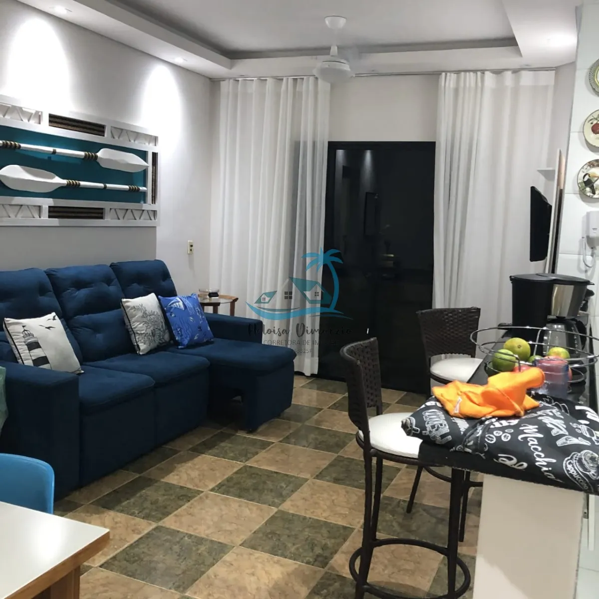 Foto do imóvel Excelente apartamento com 85m² a venda na Praia das Toninhas em Ubatuba.