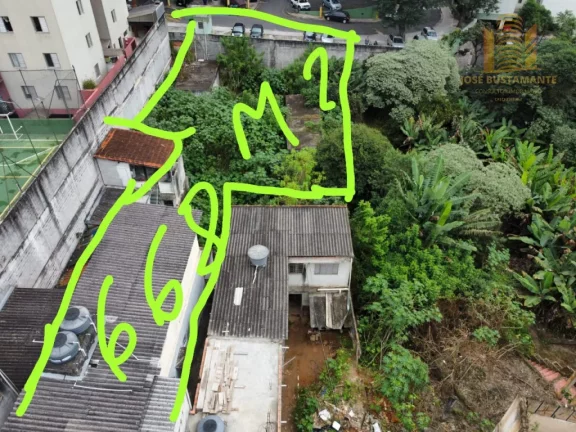 OPORTUNIDADE - Terreno 668m c 2 casas rendendo - Diadema - Centro
