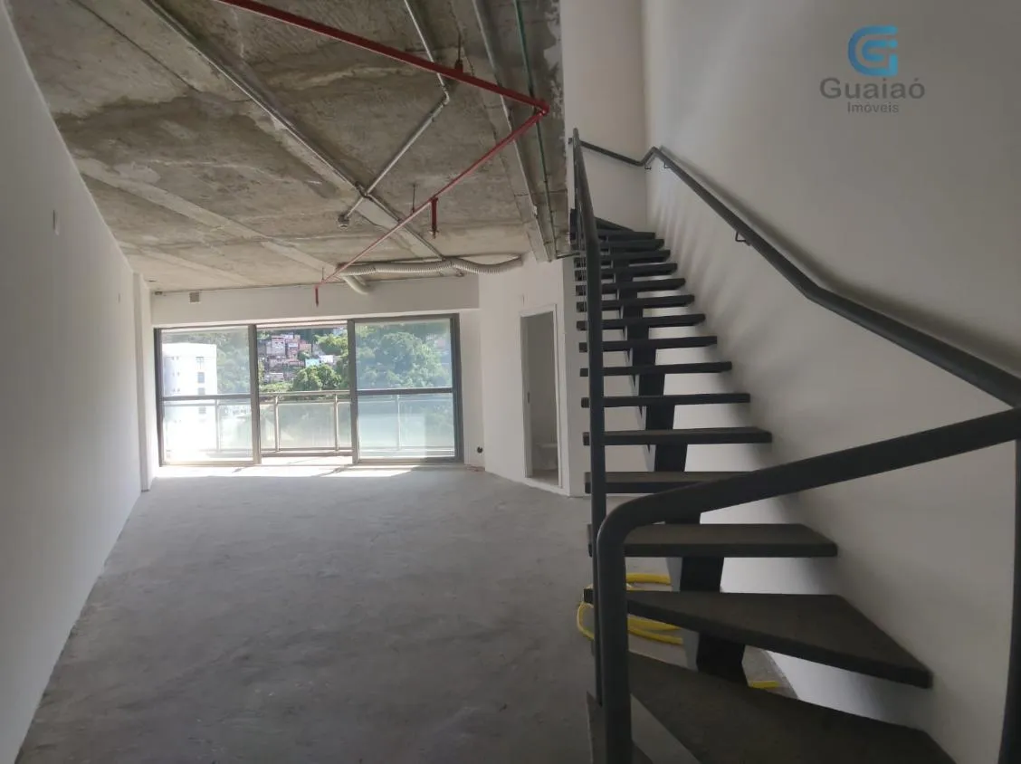 Imagem Alugo sala comercial duplex, Valongo, Santos